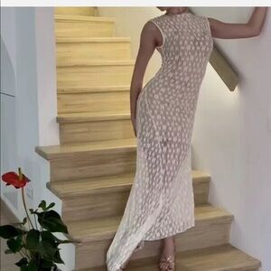 Zara Cream/Off White lace dress